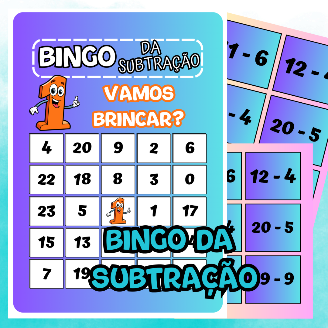 BINGO DA SUBTRAÇÃO
