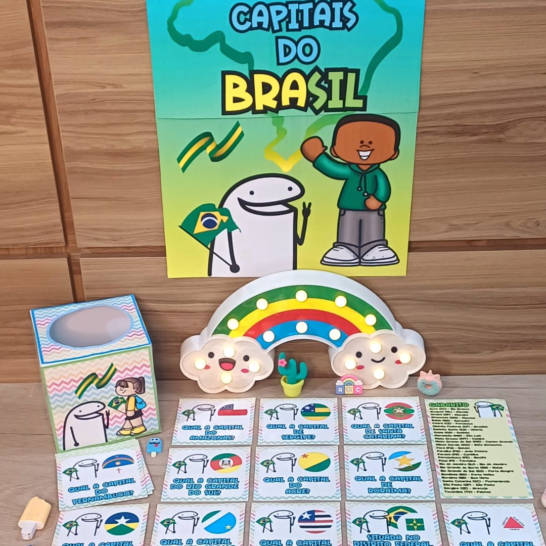 CAPITAIS BRASILEIRAS E JOGO DA MEMÓRIA - QUIZ EDUCATIVO E DIVERTIDO!