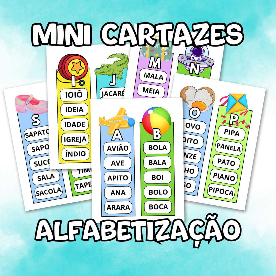 CARTAZES - ALFABETIZAÇÃO