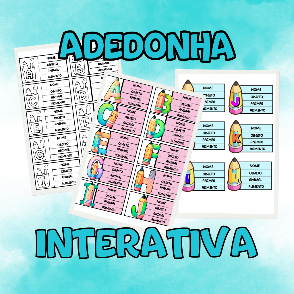 Adedonha Interativa – Diversão Educativa – Arrisque e Rabisque