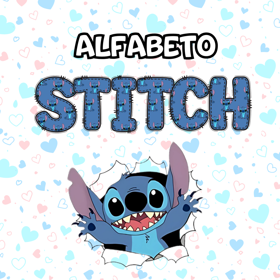LETRAS DO ALFABETO  - STITCH