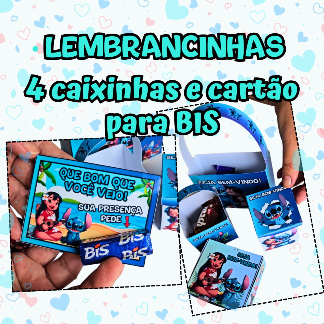 LEMBRANCINHAS DE VOLTAS ÀS AULAS - STITCH