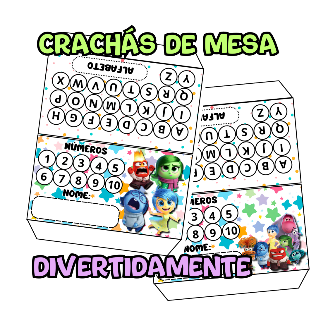 CRACHÁS DE MESA DIVERTIDAMENTE