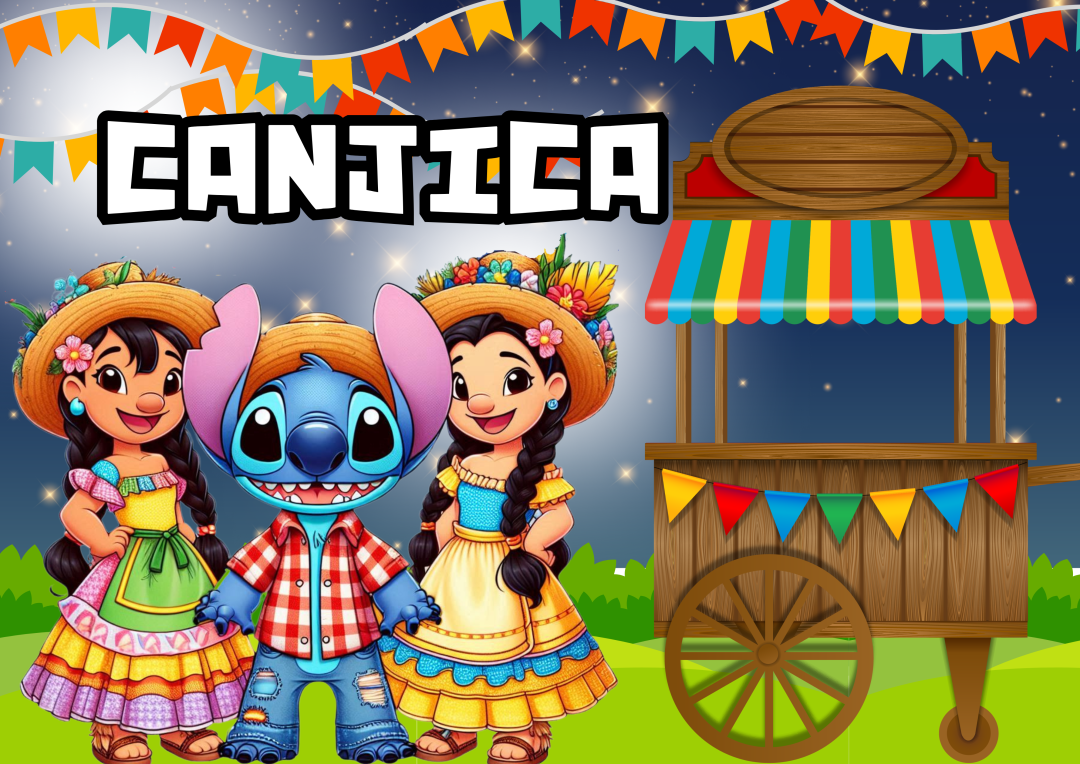 🎉 Cartazes Festa Caipira com o Stitch – Kit PDF para Imprimir! 🌽✨ - Imagem 5