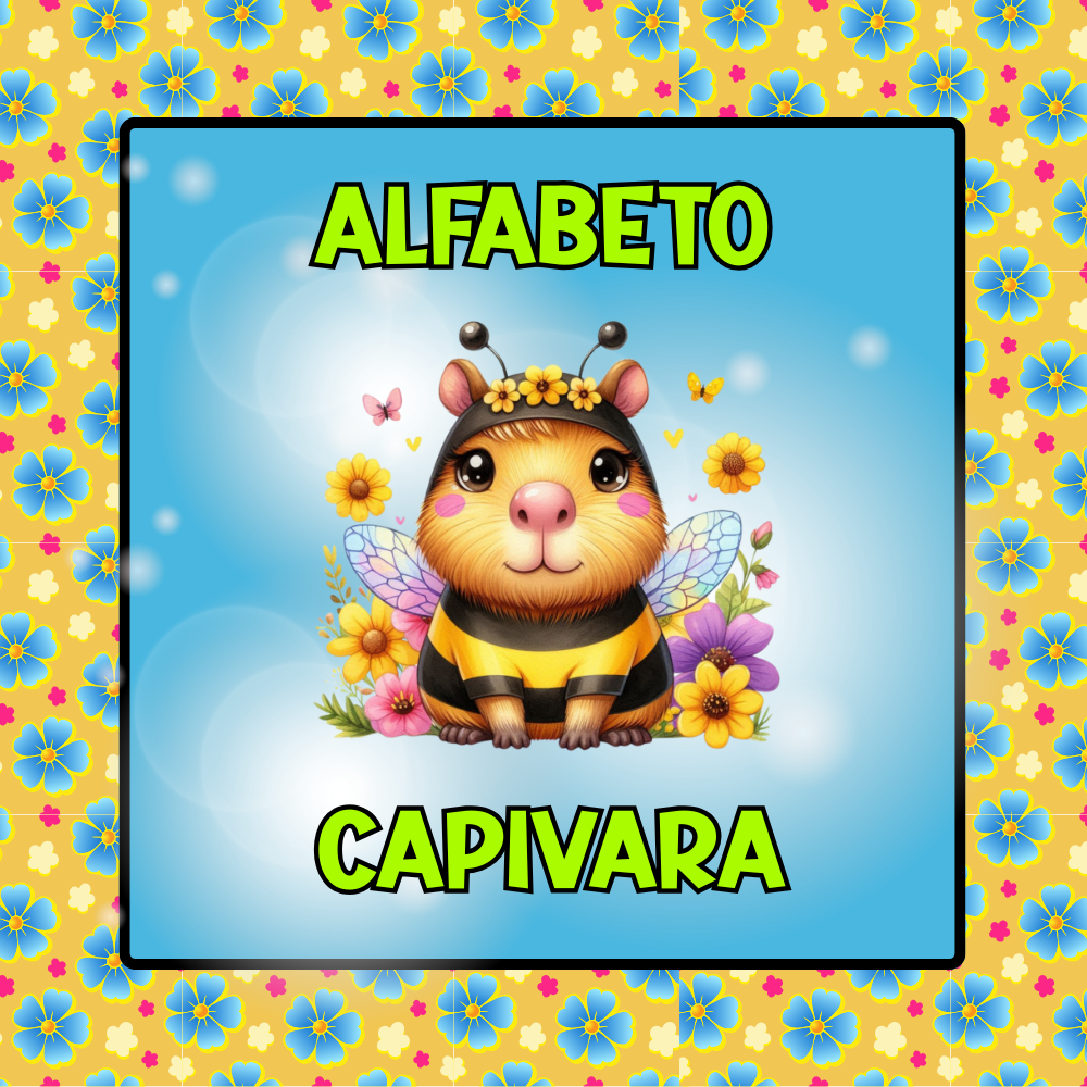 Alfabeto de Capivaras - Multiletras