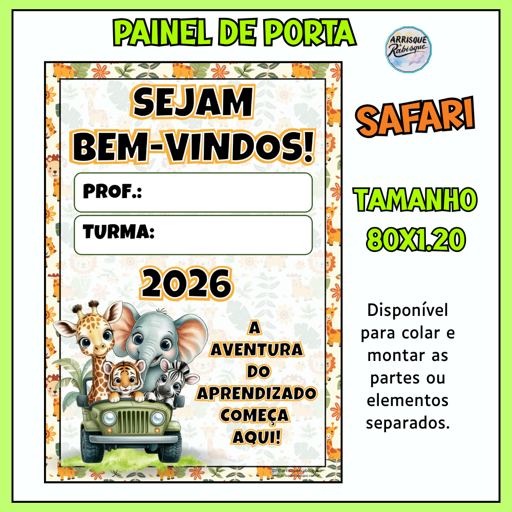 PAINEL DE PORTA SAFARI