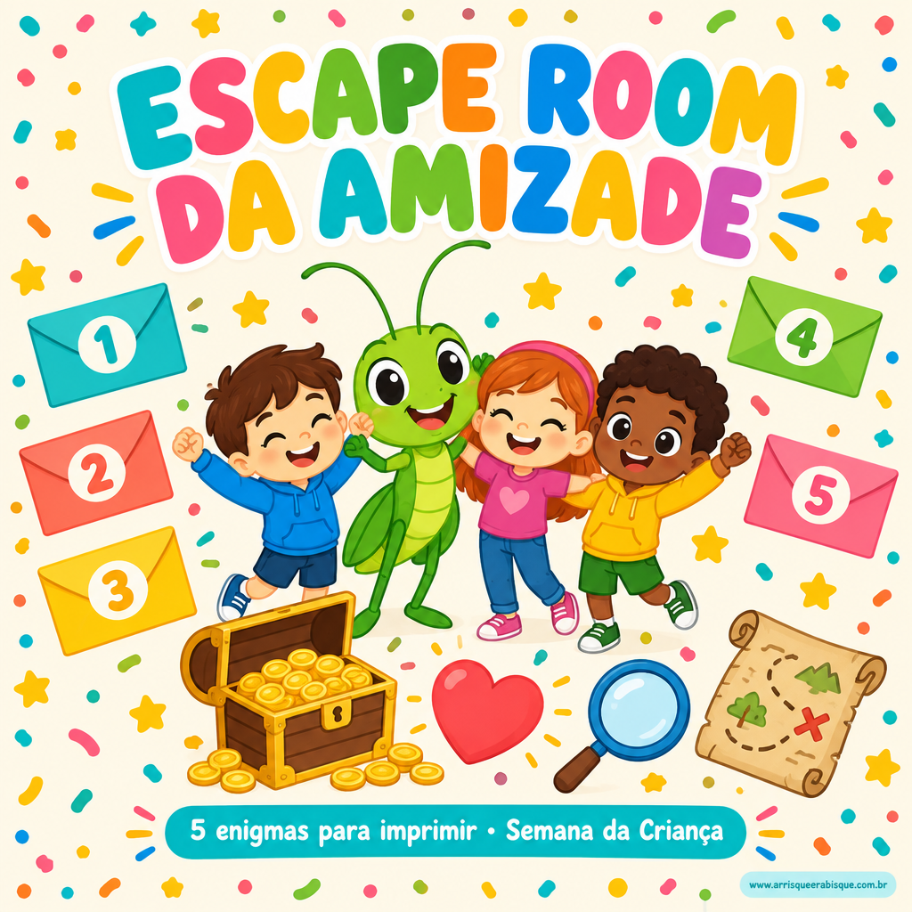 Escape Room da Amizade — Jogo de Enigmas